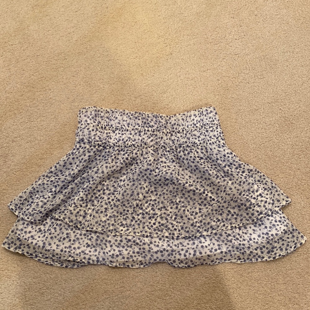 Floral mini skirt